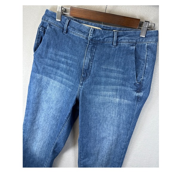Pilcro and the Letterpress Anthropologie Hyphen High Rise Jeans Size 29 Slim Fit - Picture 1 of 16